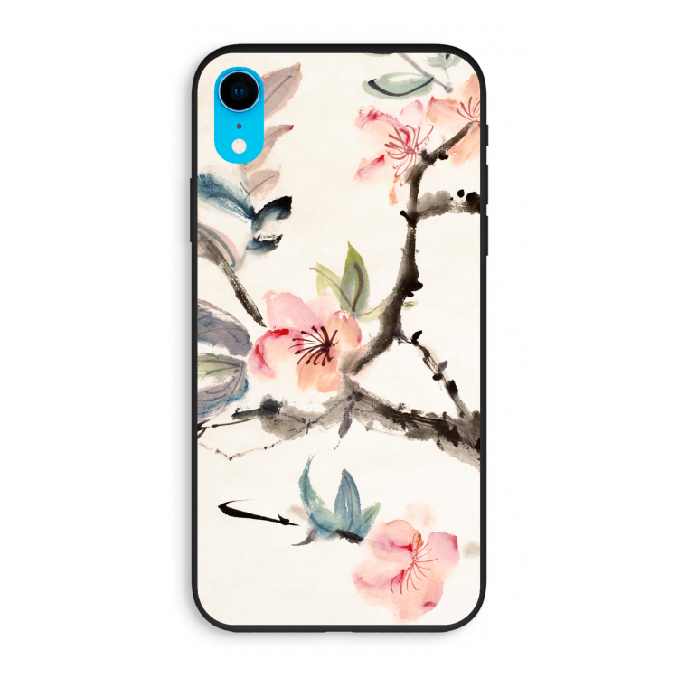 Japanse bloemen: iPhone XR Biologisch afbreekbaar hoesje