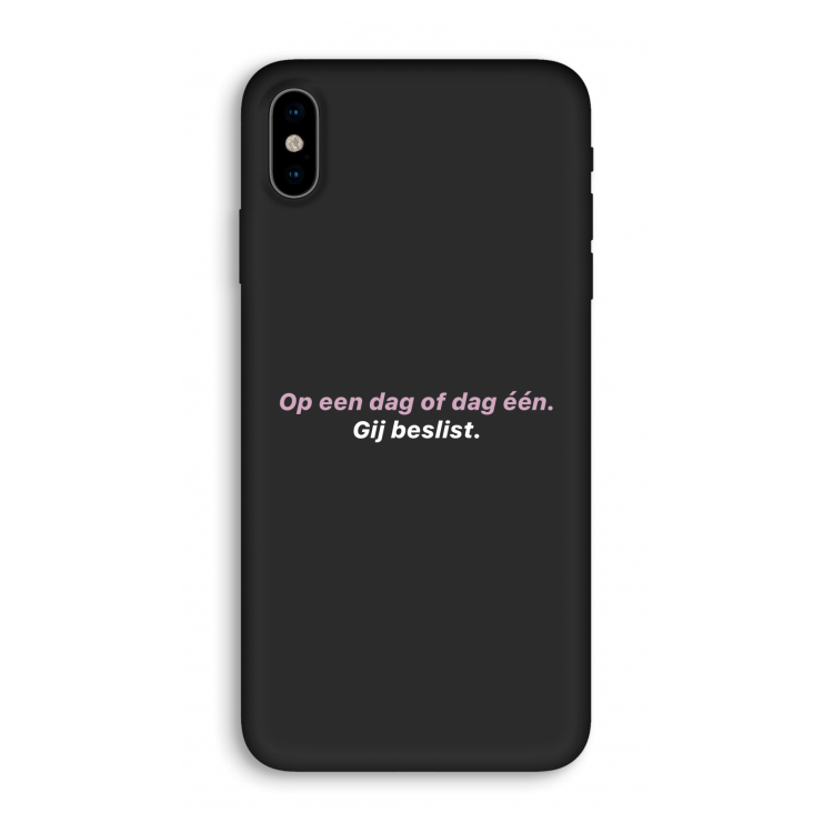 gij beslist: iPhone XS Biologisch afbreekbaar hoesje