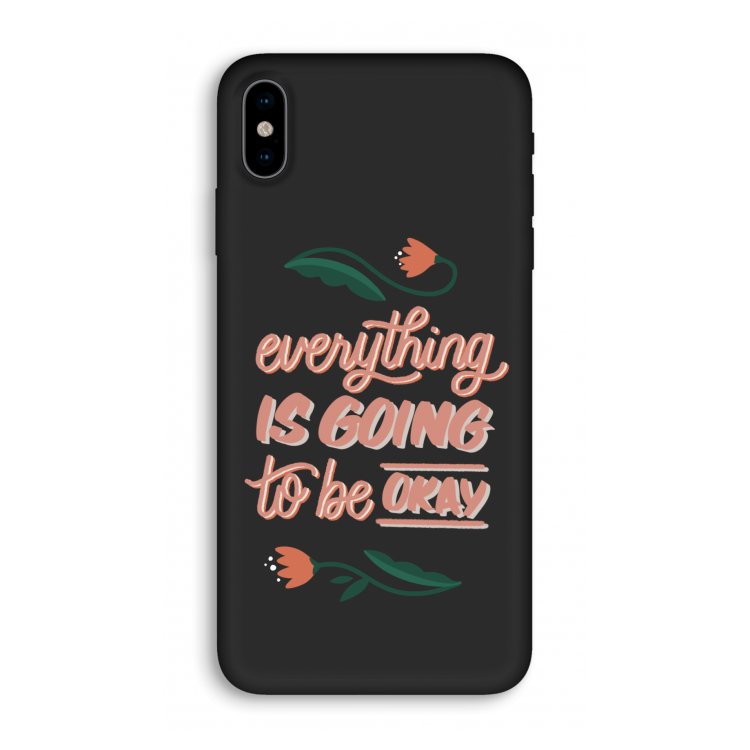 Optimistic flower girl: iPhone XS Biologisch afbreekbaar hoesje