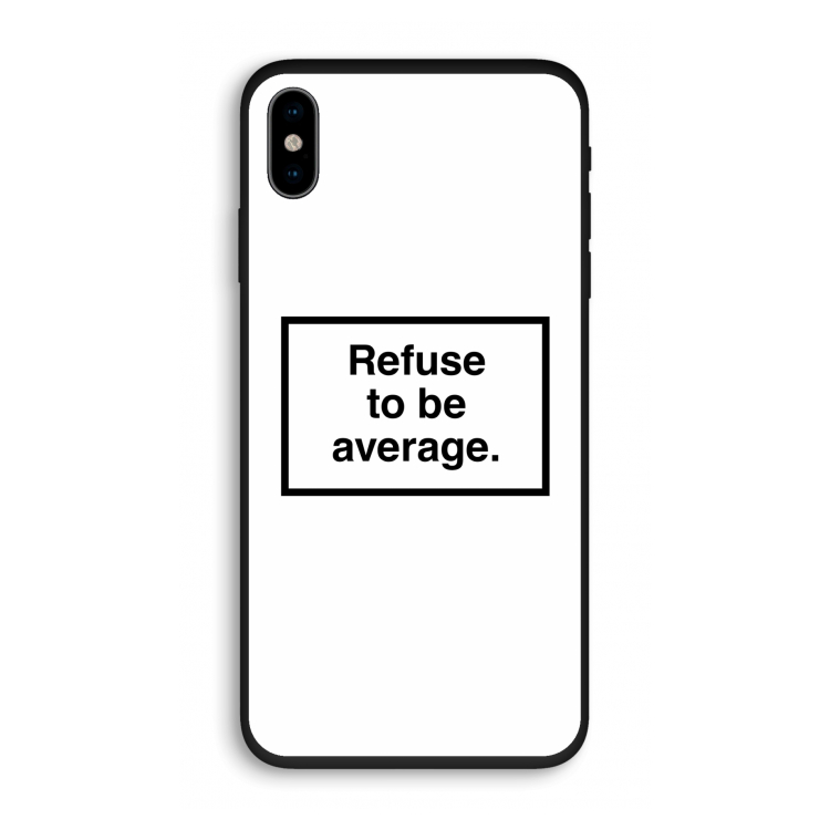 Refuse to be average: iPhone XS Biologisch afbreekbaar hoesje
