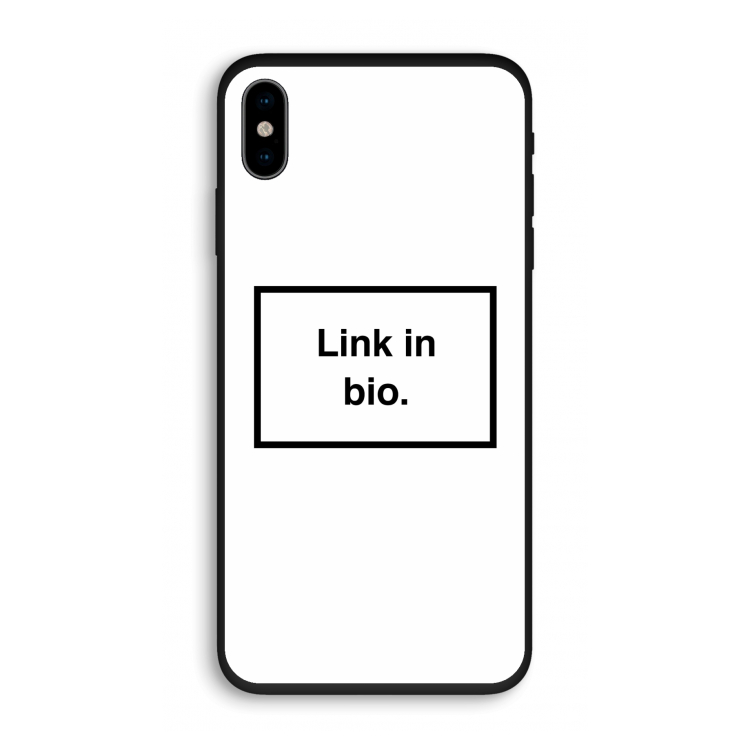 Link in bio: iPhone XS Biologisch afbreekbaar hoesje