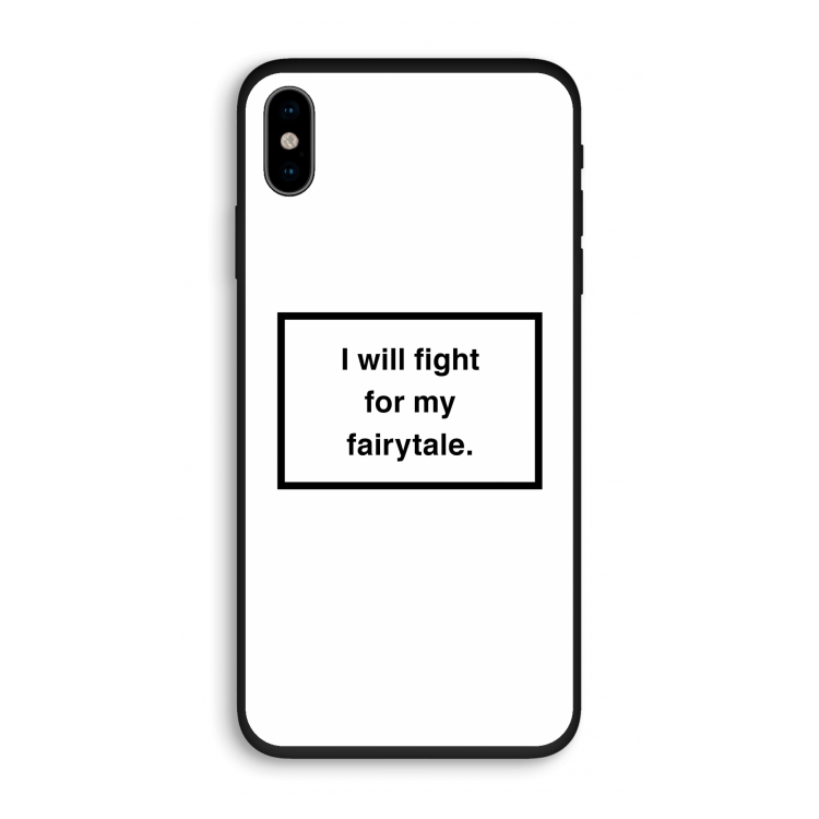 Fight for my fairytale: iPhone XS Biologisch afbreekbaar hoesje