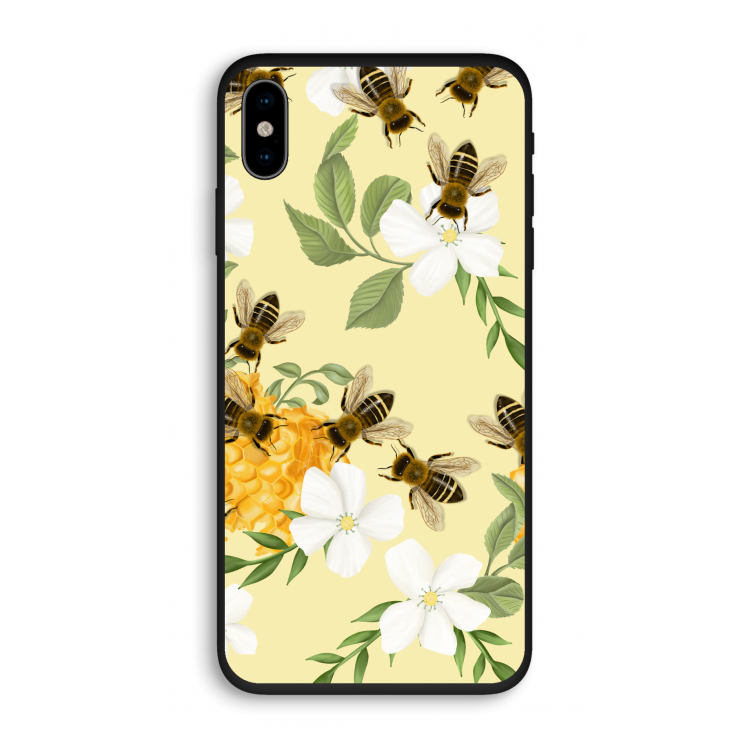 No flowers without bees: iPhone XS Biologisch afbreekbaar hoesje