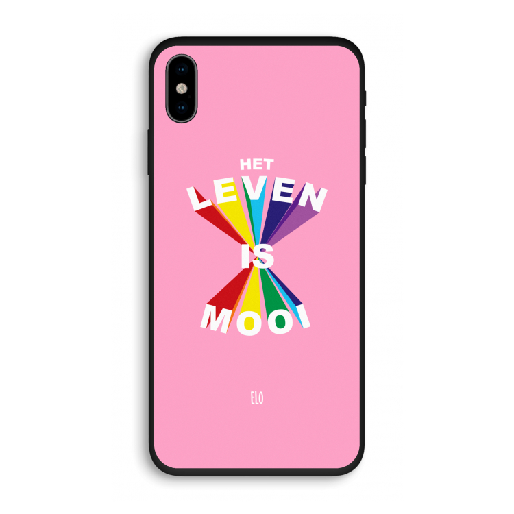 Het Leven Is Mooi: iPhone XS Biologisch afbreekbaar hoesje
