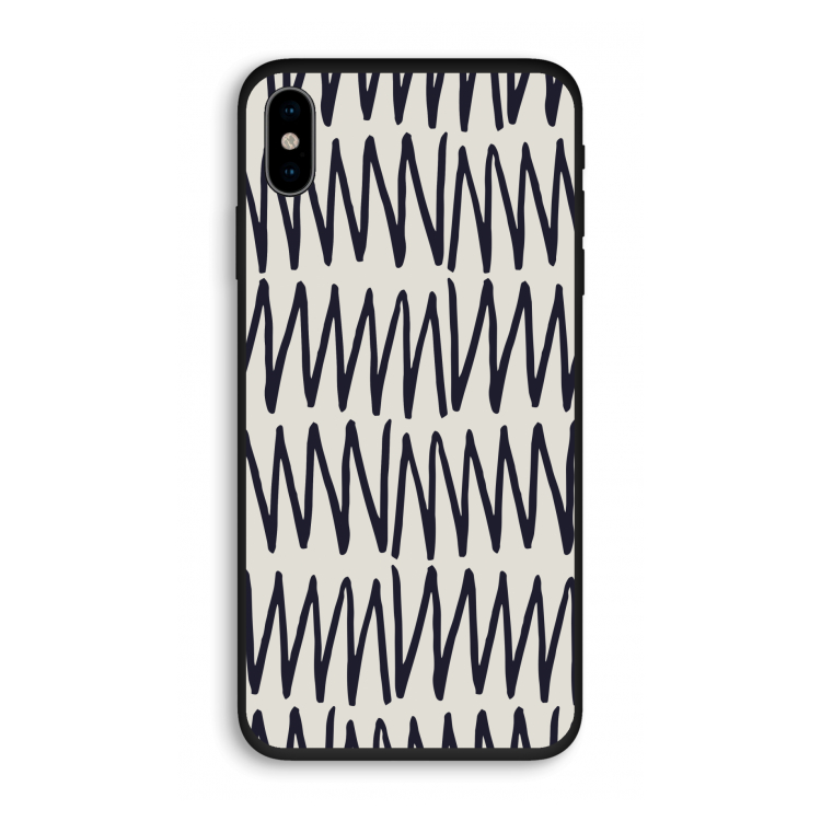 Marrakech Zigzag: iPhone XS Biologisch afbreekbaar hoesje