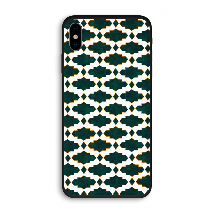 Moroccan tiles: iPhone XS Biologisch afbreekbaar hoesje