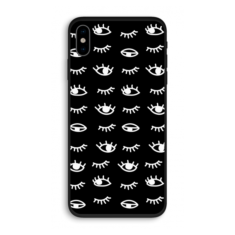 Eye pattern #3: iPhone XS Biologisch afbreekbaar hoesje