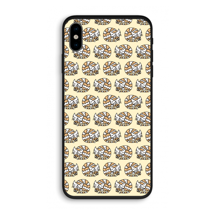 Slapende poes: iPhone XS Biologisch afbreekbaar hoesje