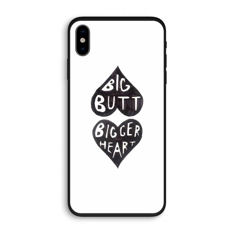 Big butt bigger heart: iPhone XS Biologisch afbreekbaar hoesje