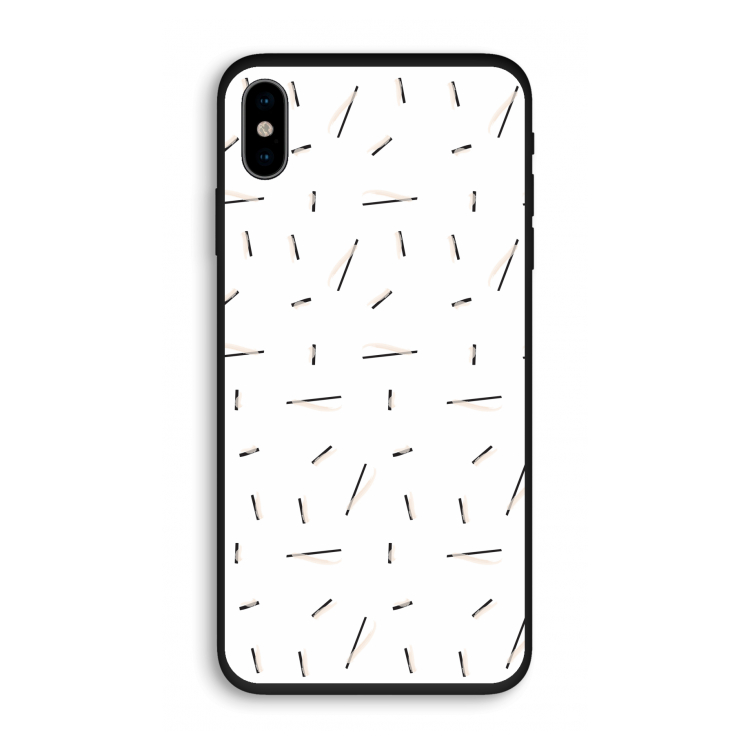 Hipster stripes: iPhone XS Biologisch afbreekbaar hoesje