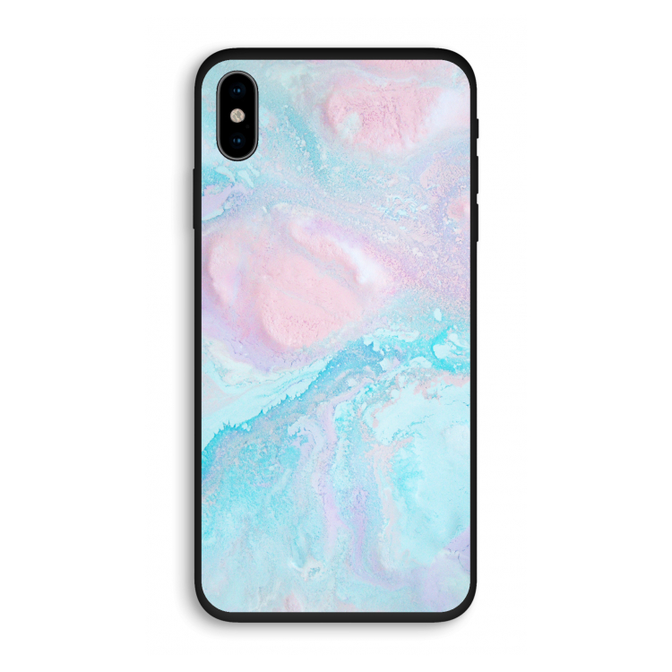 Fantasie pastel: iPhone XS Biologisch afbreekbaar hoesje