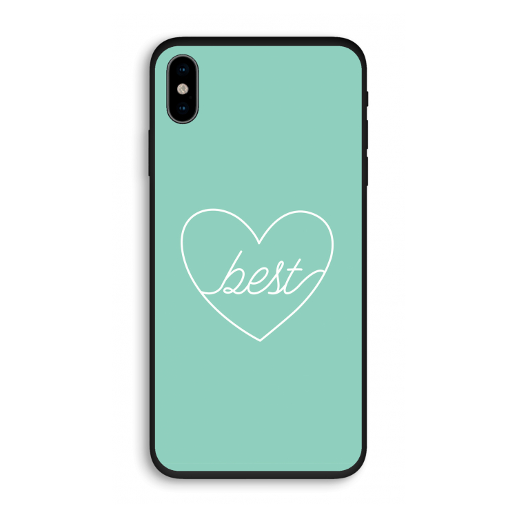 Best heart pastel: iPhone XS Biologisch afbreekbaar hoesje