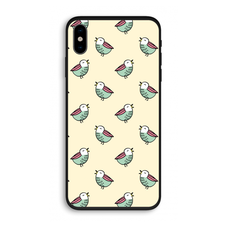Vogeltjes: iPhone XS Biologisch afbreekbaar hoesje
