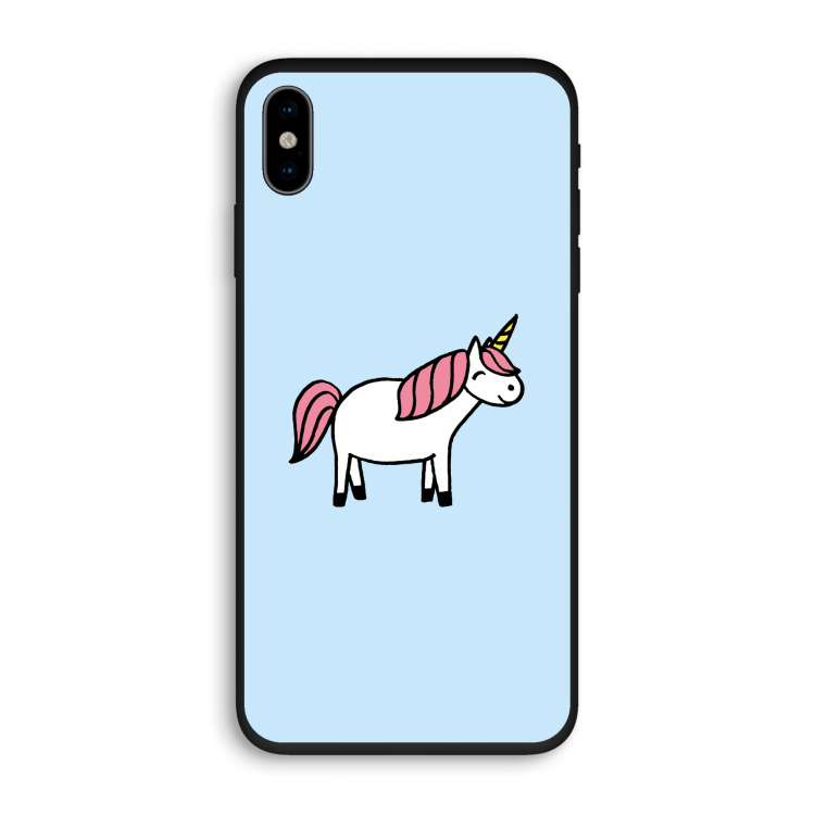Eenhoorn: iPhone XS Biologisch afbreekbaar hoesje