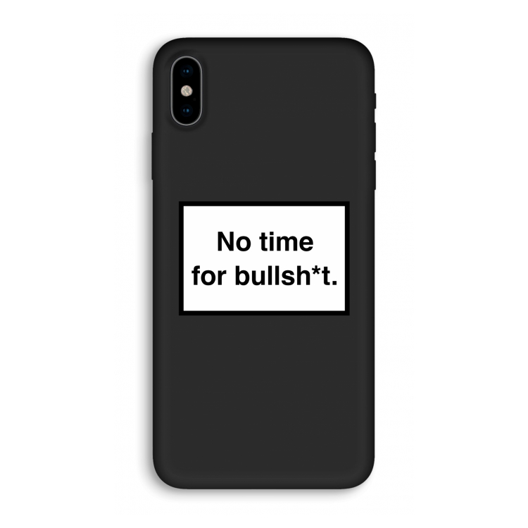 No time: iPhone XS Biologisch afbreekbaar hoesje