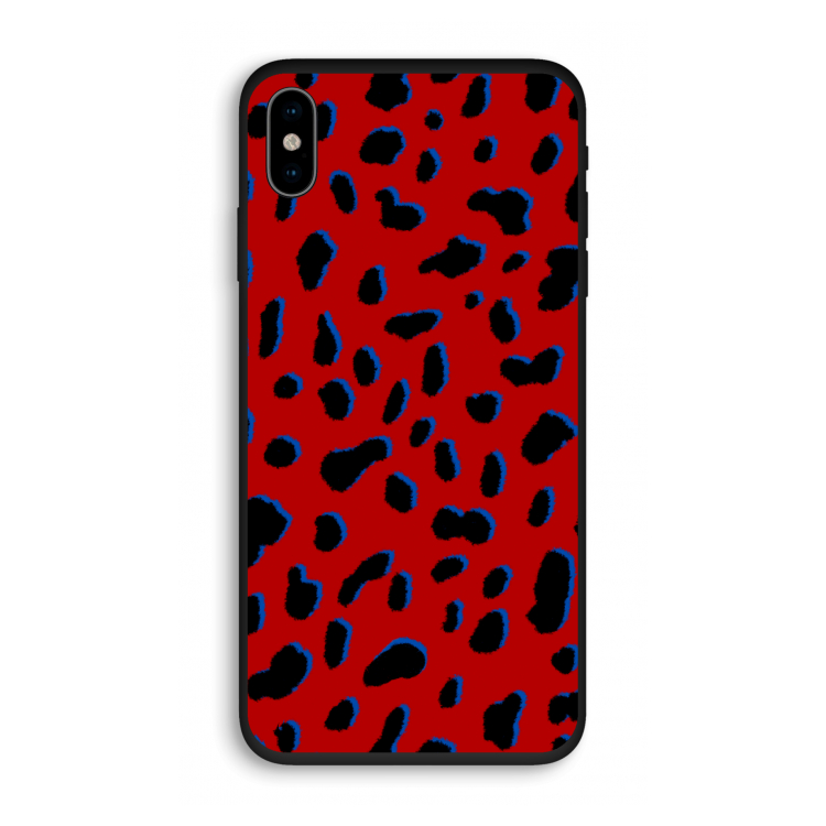 Red Leopard: iPhone XS Biologisch afbreekbaar hoesje