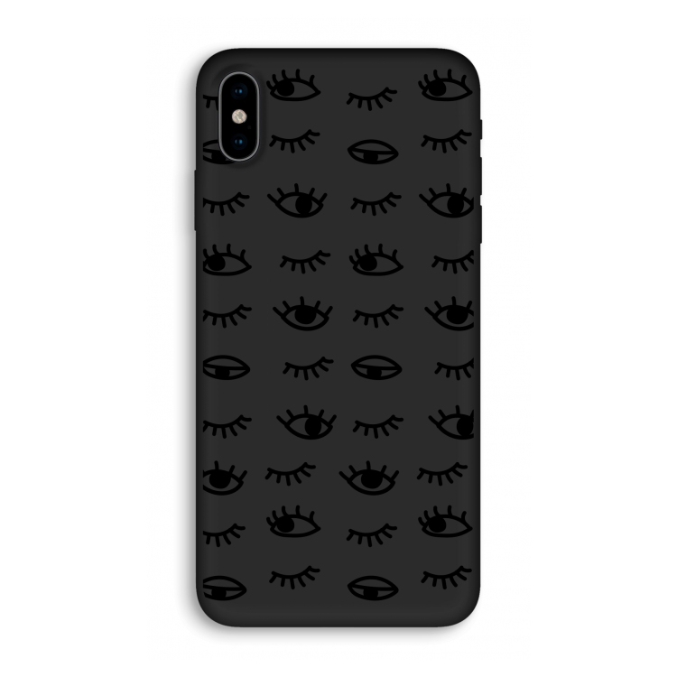 Eye pattern #2: iPhone XS Biologisch afbreekbaar hoesje