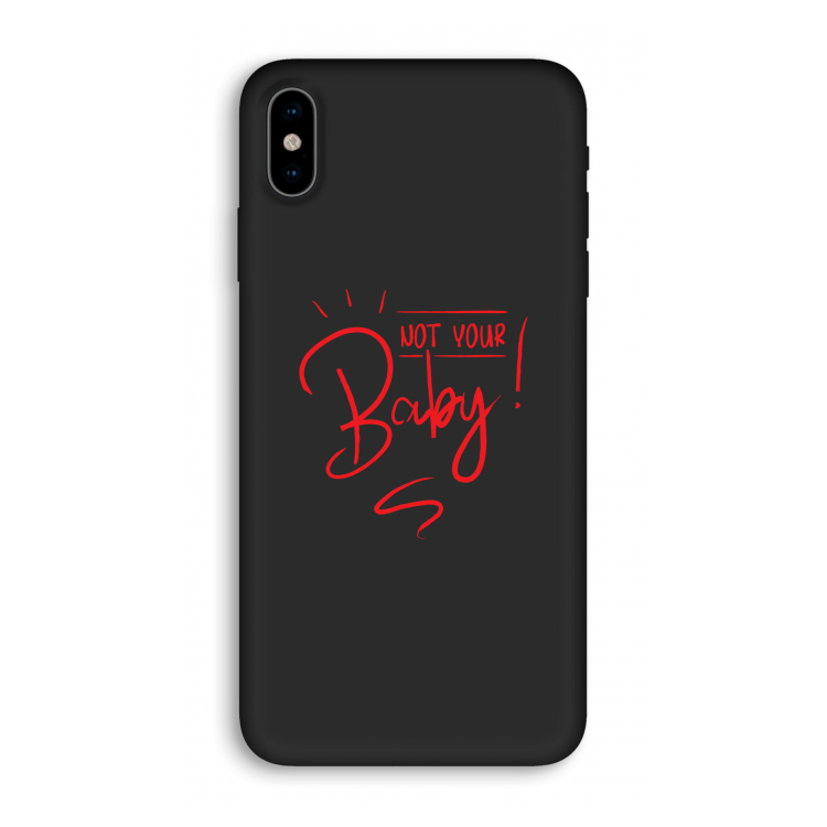 Not Your Baby: iPhone XS Biologisch afbreekbaar hoesje