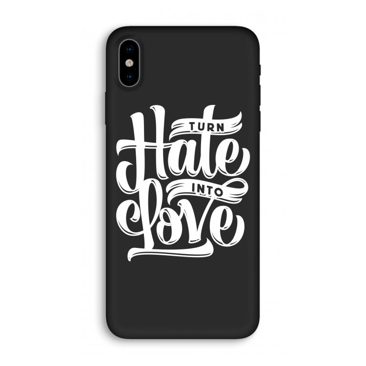 Turn hate into love: iPhone XS Biologisch afbreekbaar hoesje