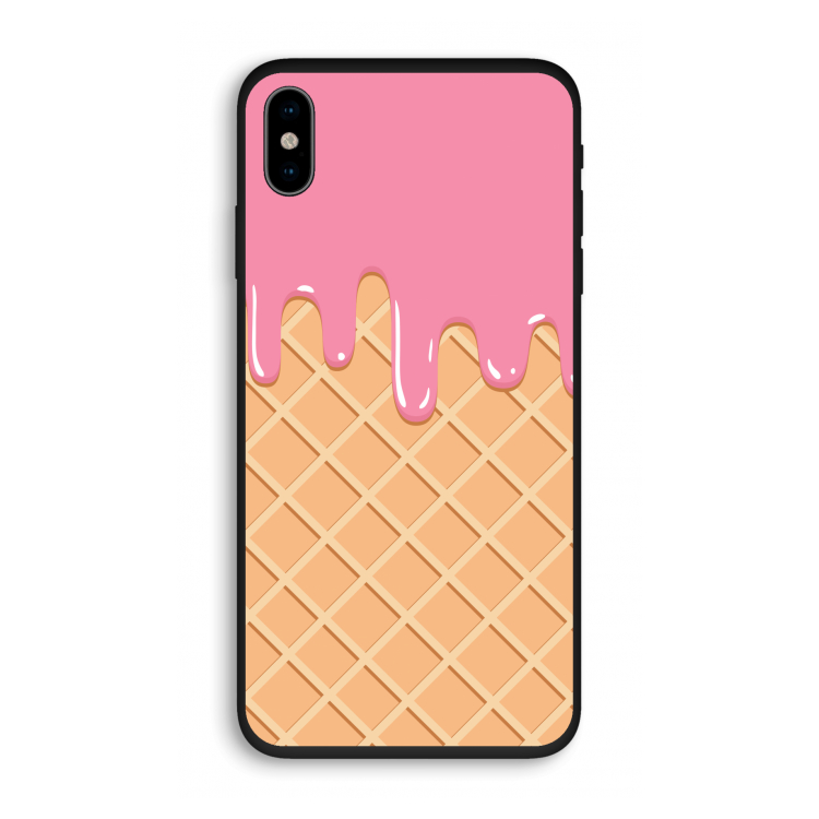 Ice cream: iPhone XS Biologisch afbreekbaar hoesje