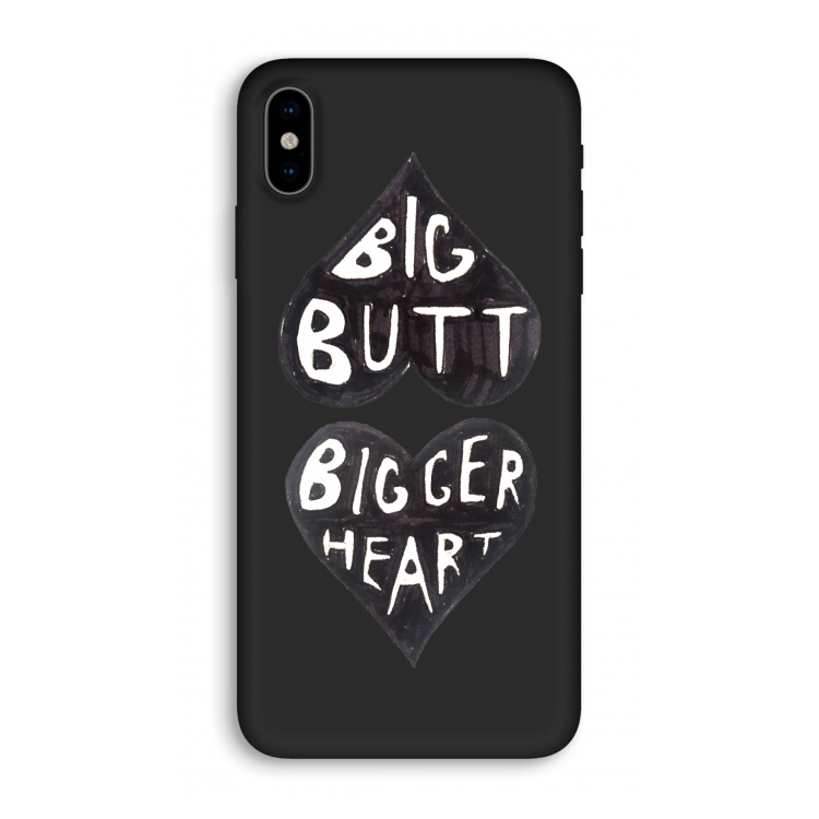 Big butt bigger heart: iPhone XS Biologisch afbreekbaar hoesje
