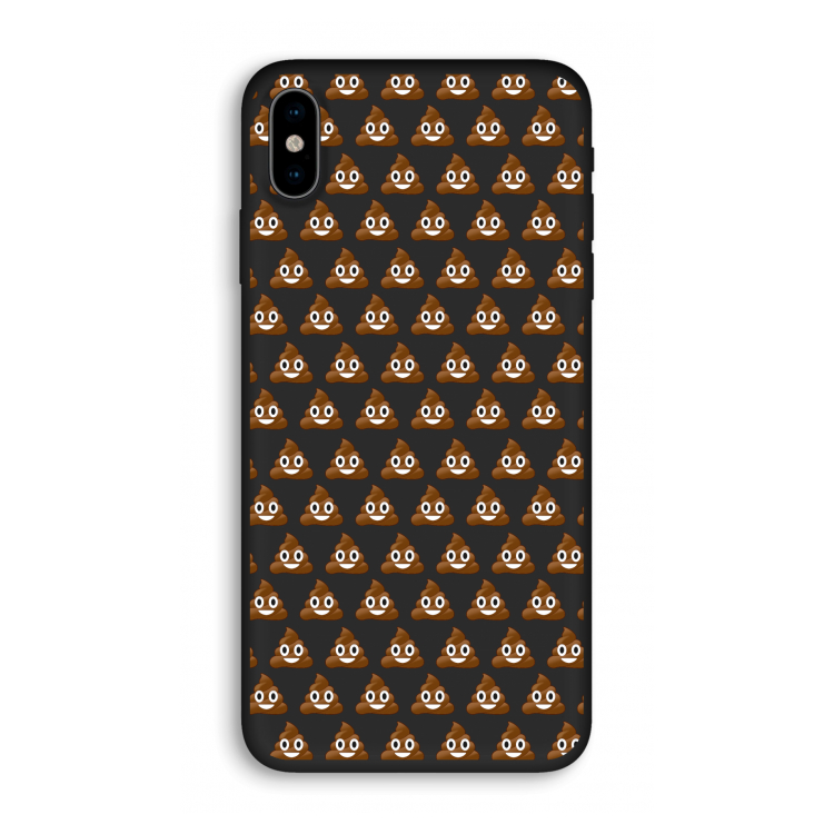 Poop emoji: iPhone XS Biologisch afbreekbaar hoesje