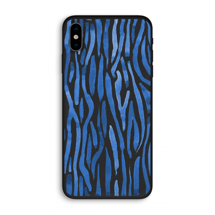 Blauwe nerven: iPhone XS Biologisch afbreekbaar hoesje