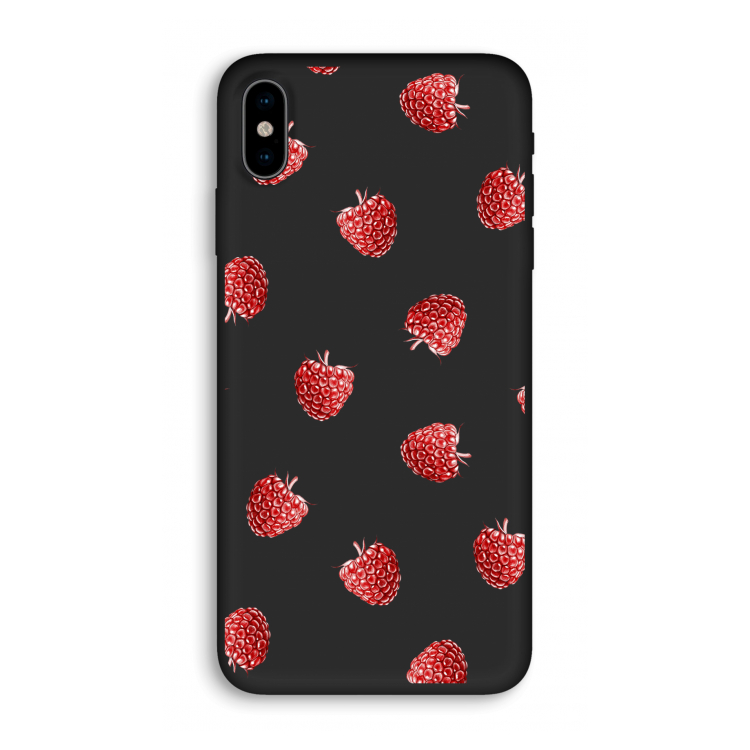 Framboosjes: iPhone XS Biologisch afbreekbaar hoesje