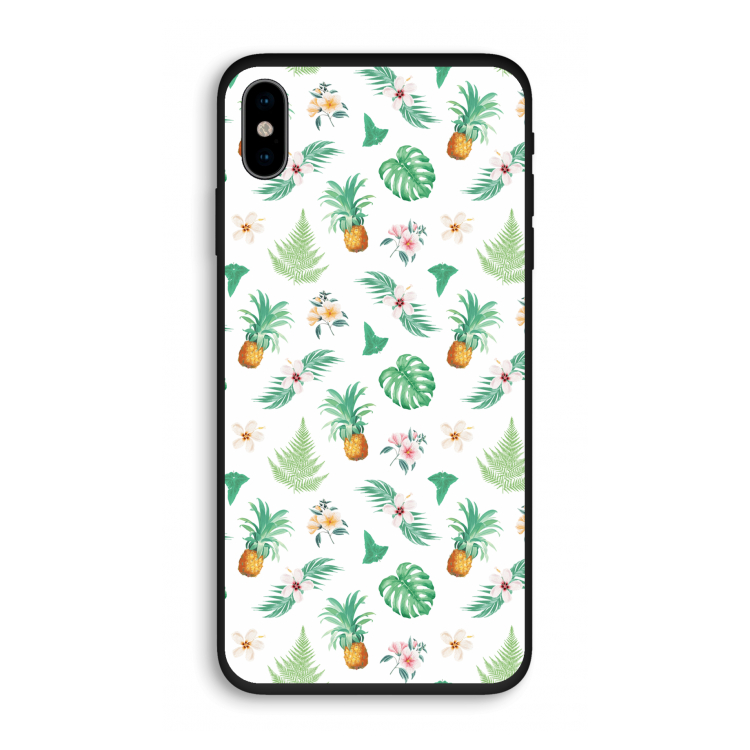 Ananas bladeren: iPhone XS Biologisch afbreekbaar hoesje