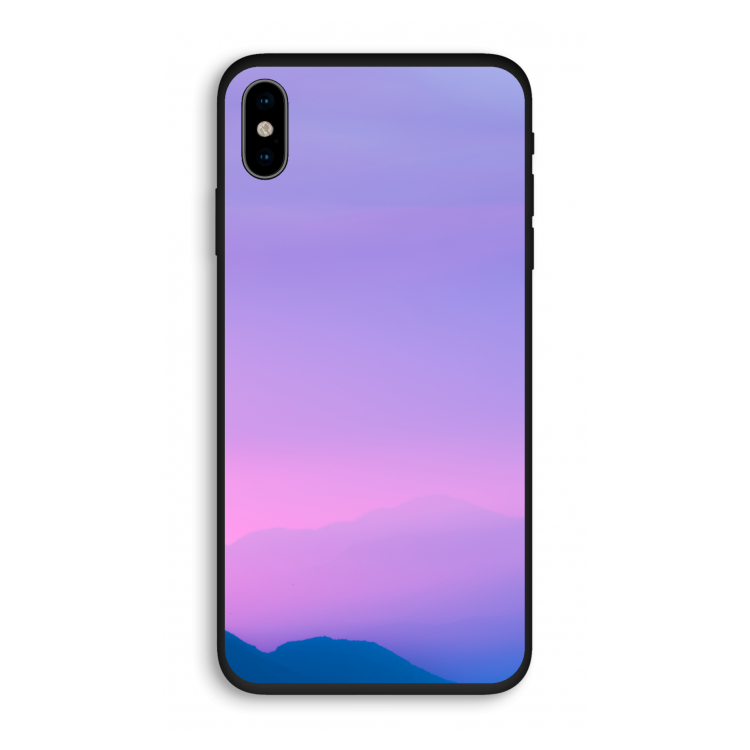 Sunset pastel: iPhone XS Biologisch afbreekbaar hoesje