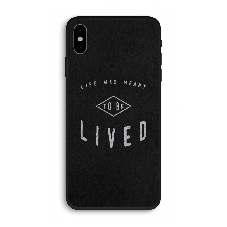 To be lived: iPhone XS Biologisch afbreekbaar hoesje