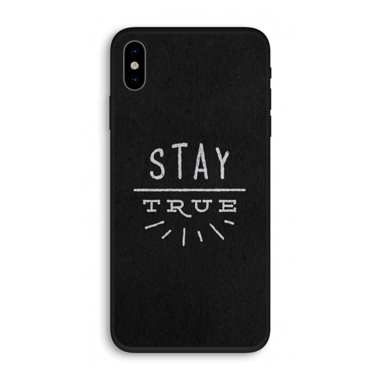 Stay true: iPhone XS Biologisch afbreekbaar hoesje