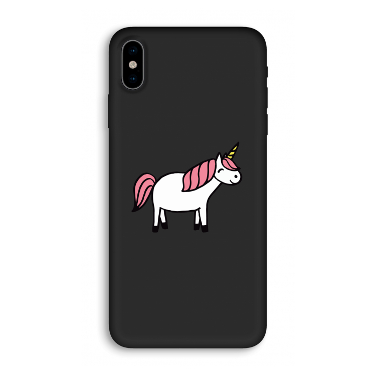 Eenhoorn: iPhone XS Biologisch afbreekbaar hoesje