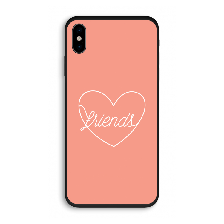 Friends heart: iPhone XS Biologisch afbreekbaar hoesje