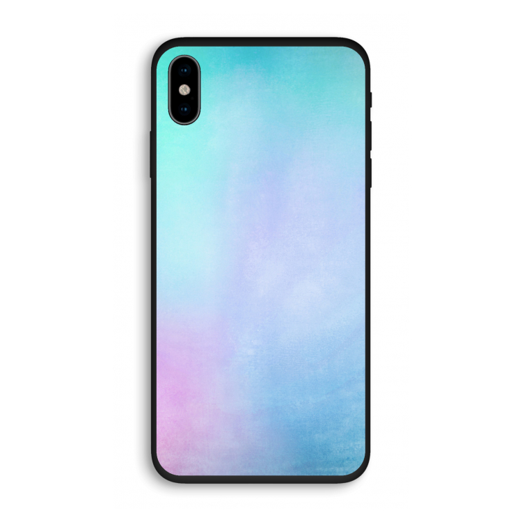 mist pastel: iPhone XS Biologisch afbreekbaar hoesje