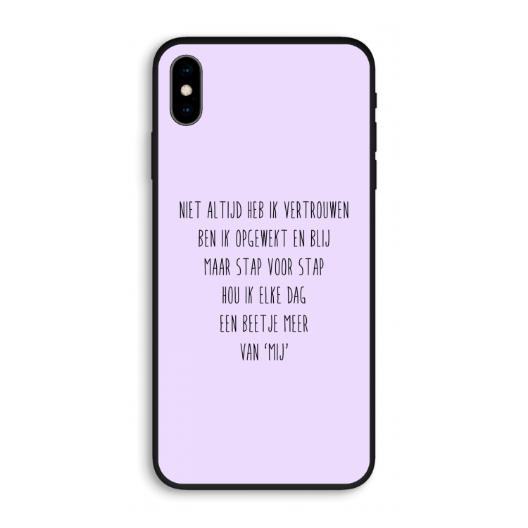 Zelfvertrouwen: iPhone XS Max Biologisch afbreekbaar hoesje