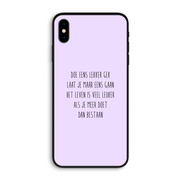 Gek: iPhone XS Max Biologisch afbreekbaar hoesje