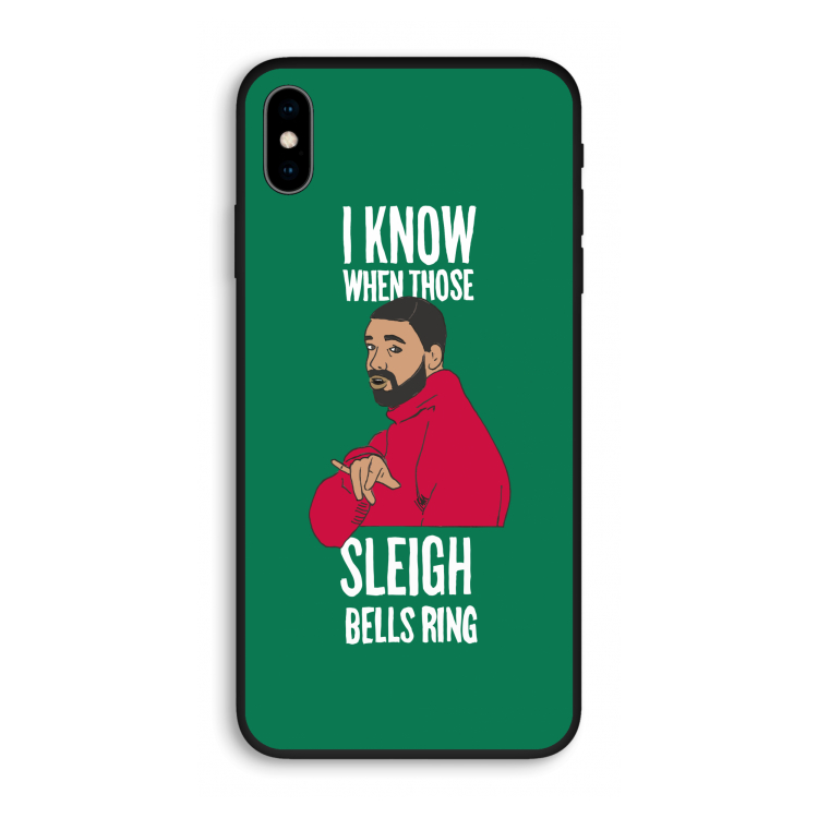 Sleigh Bells Ring: iPhone XS Max Biologisch afbreekbaar hoesje