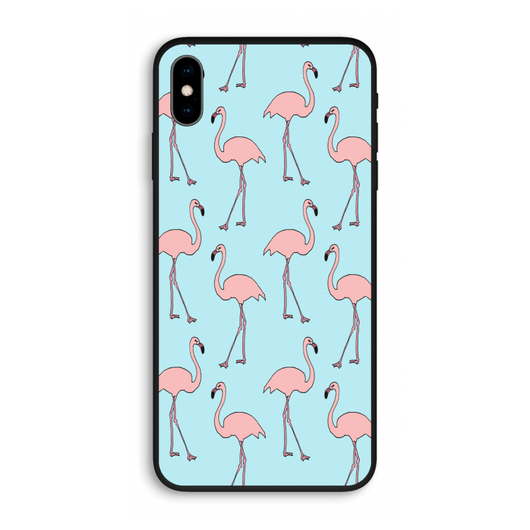 Anything Flamingoes: iPhone XS Max Biologisch afbreekbaar hoesje