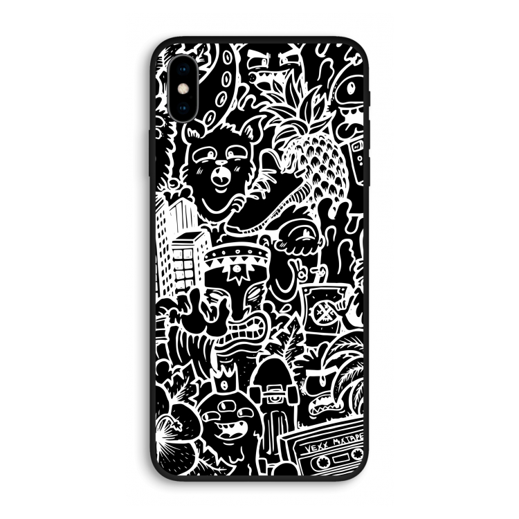 Vexx Black Mixtape: iPhone XS Max Biologisch afbreekbaar hoesje