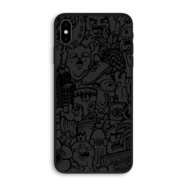 Vexx Black Mixtape: iPhone XS Max Biologisch afbreekbaar hoesje