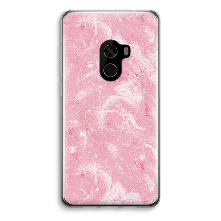 Abstract Painting Pink: Xiaomi Mi Mix 2 Transparant Hoesje
