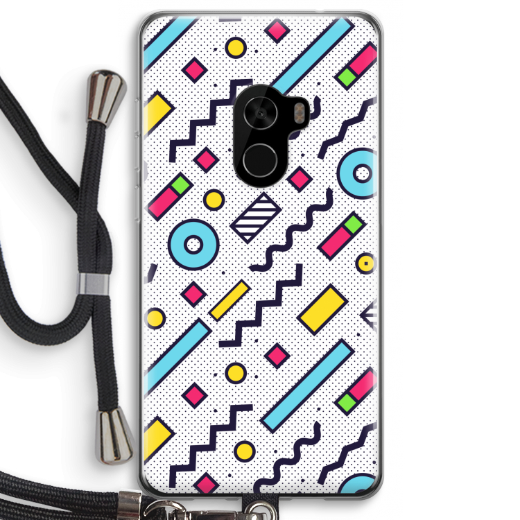 8-bit N°8: Xiaomi Mi Mix 2 Transparant Hoesje met koord