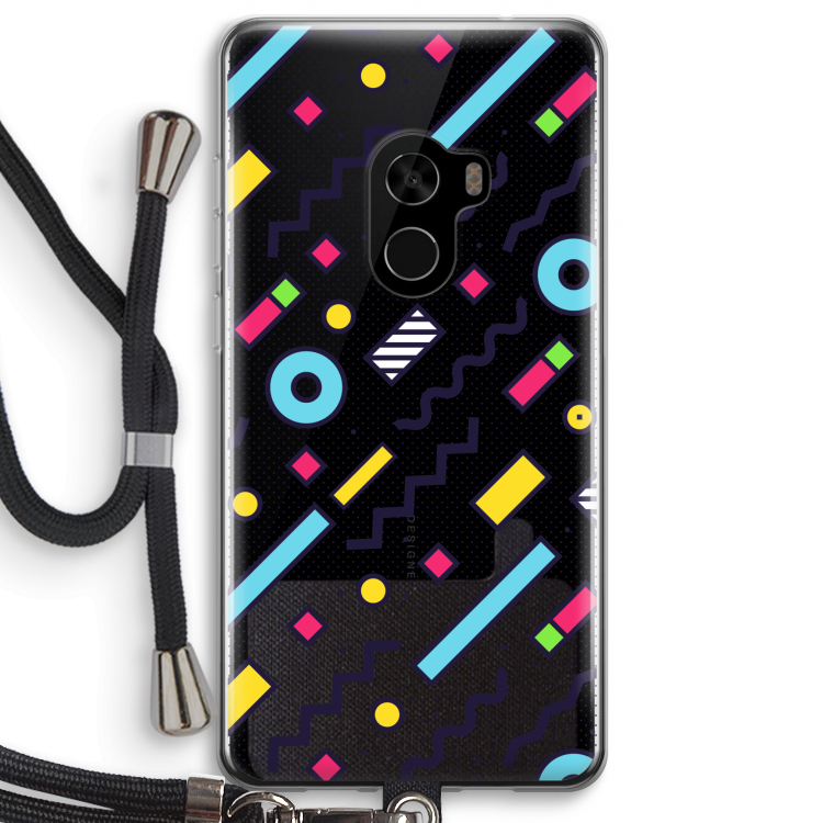 8-bit N°8: Xiaomi Mi Mix 2 Transparant Hoesje met koord