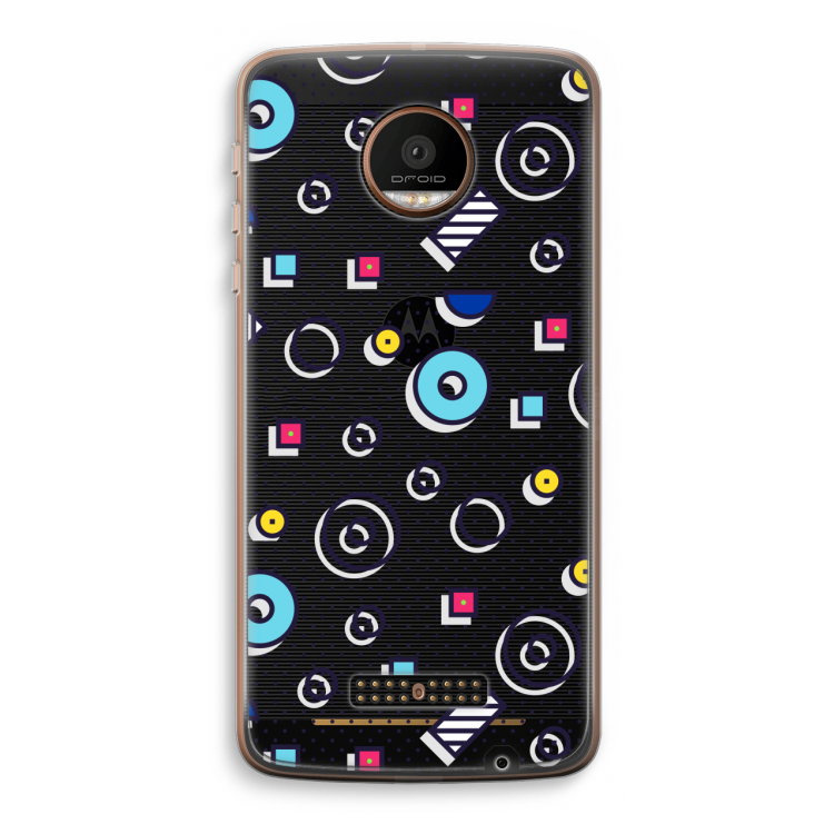 8-bit N°9: Motorola Moto Z Force Transparant Hoesje