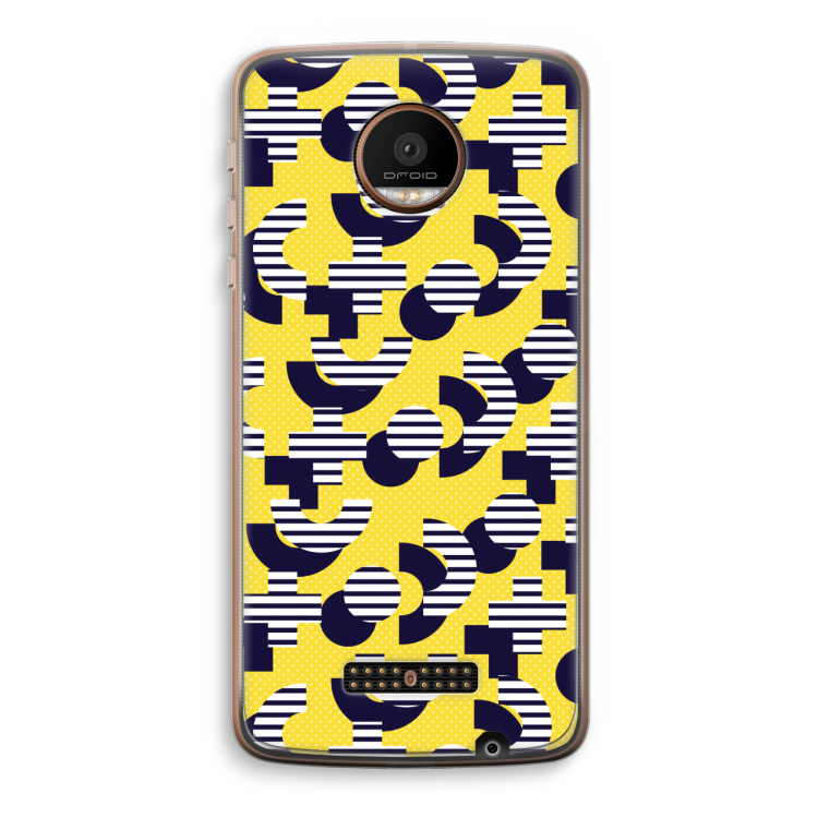 8-bit N°3: Motorola Moto Z Force Transparant Hoesje