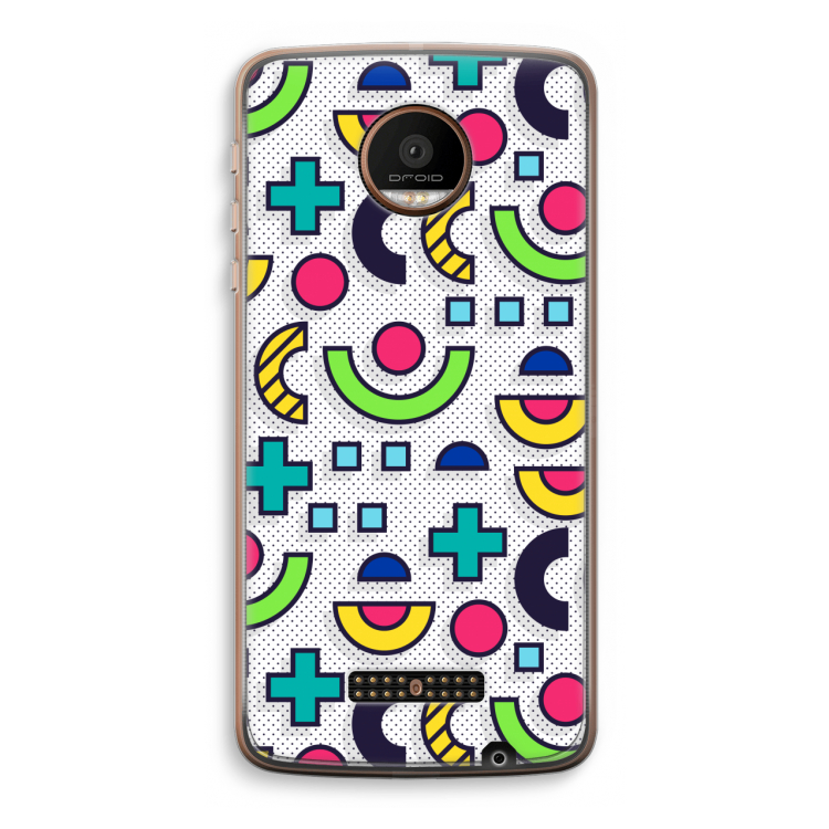 8-bit N°6: Motorola Moto Z Force Transparant Hoesje