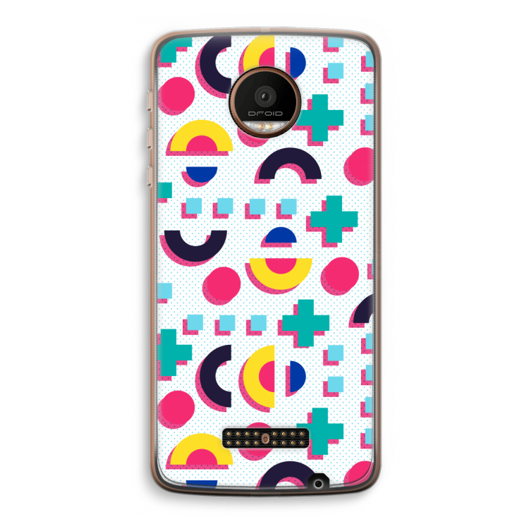 8-bit N°2: Motorola Moto Z Force Transparant Hoesje