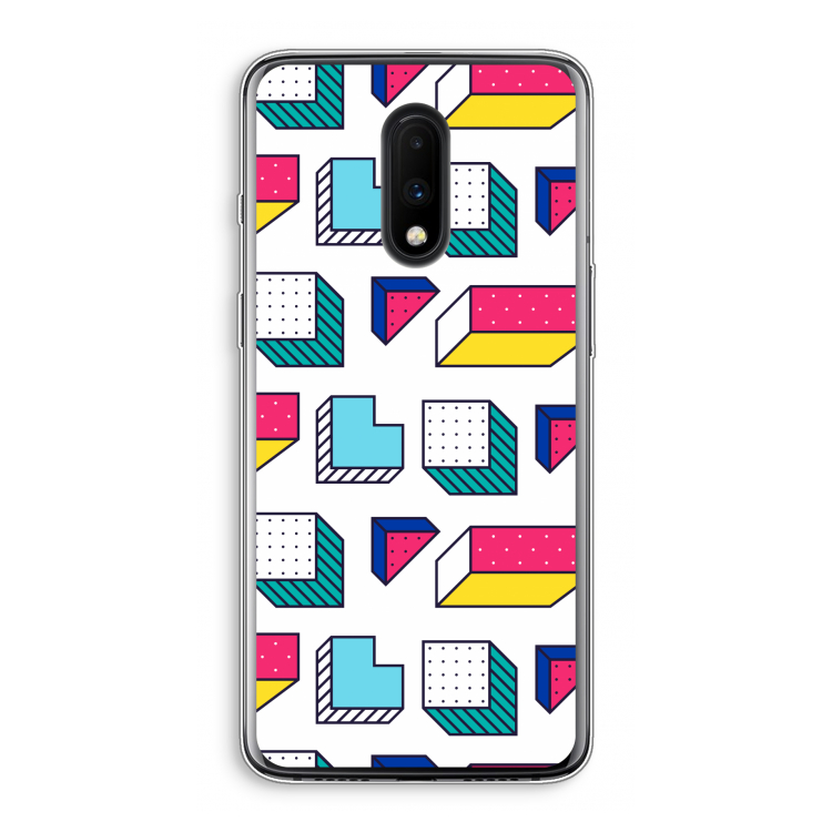 8-bit N°7: OnePlus 7 Transparant Hoesje