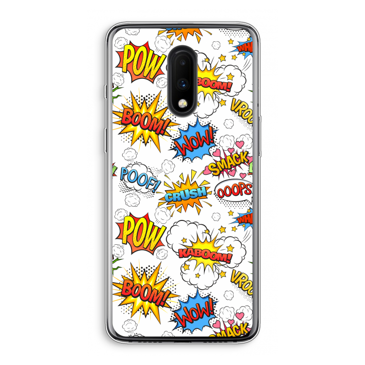 Pow Smack: OnePlus 7 Transparant Hoesje